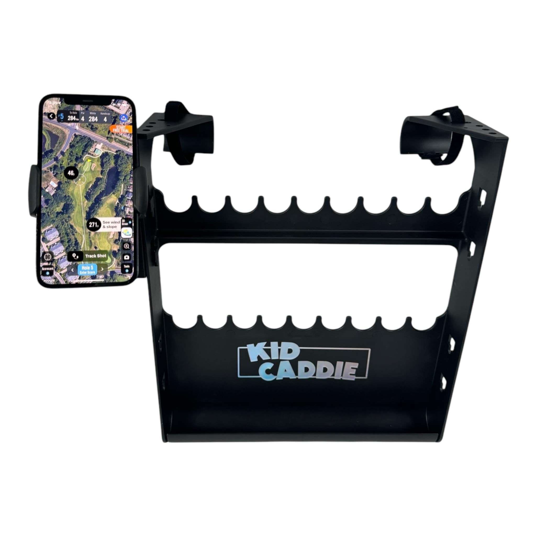 Front Nine Bundle - Kid Caddie, Phone and Cup Holder Accessory Bundle