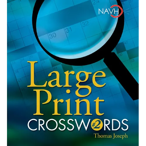 Large Print Crosswords #2 - Spiral