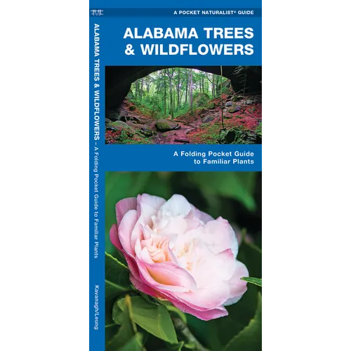 Alabama Trees & Wildflowers: A Folding Pocket Guide to Familiar Plants - Paperback