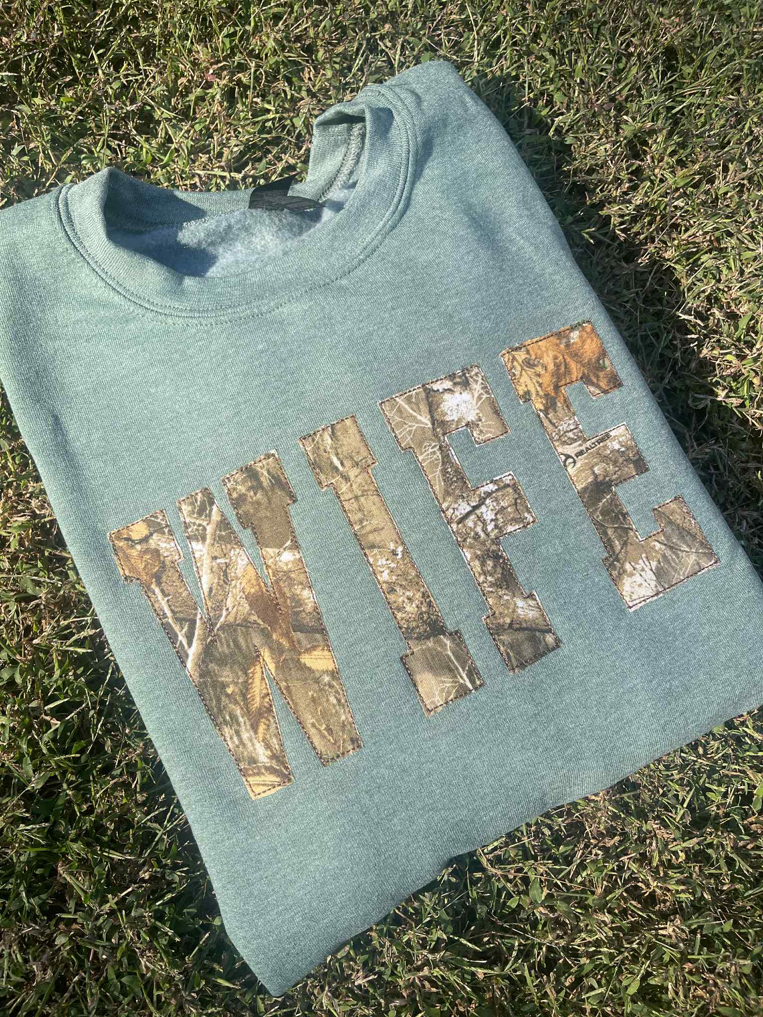 Personalized Realtree® Camo Appliqué Shirt | Custom Embroidered Name Shirt