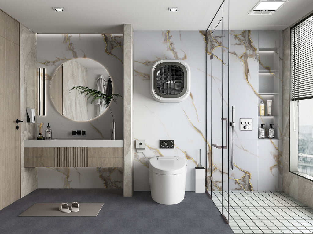 Calacatta Oro Gold Marble PVC Wall Panel - Waterproof (4x8 ft, 32 sq. ft)