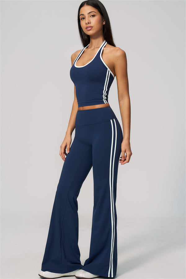 The Onyx Tank Top Flared Leggings 2-Piece Set