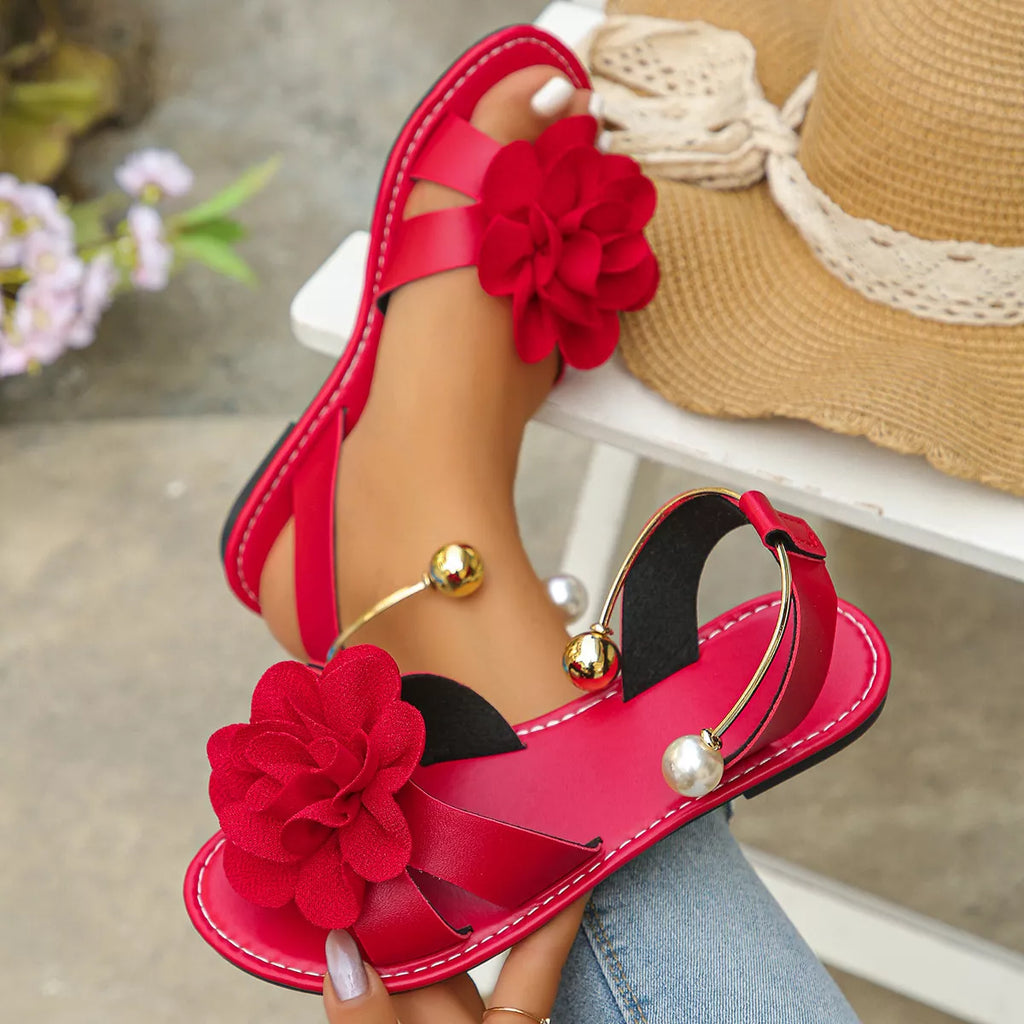 Flower Open Toe Sandals