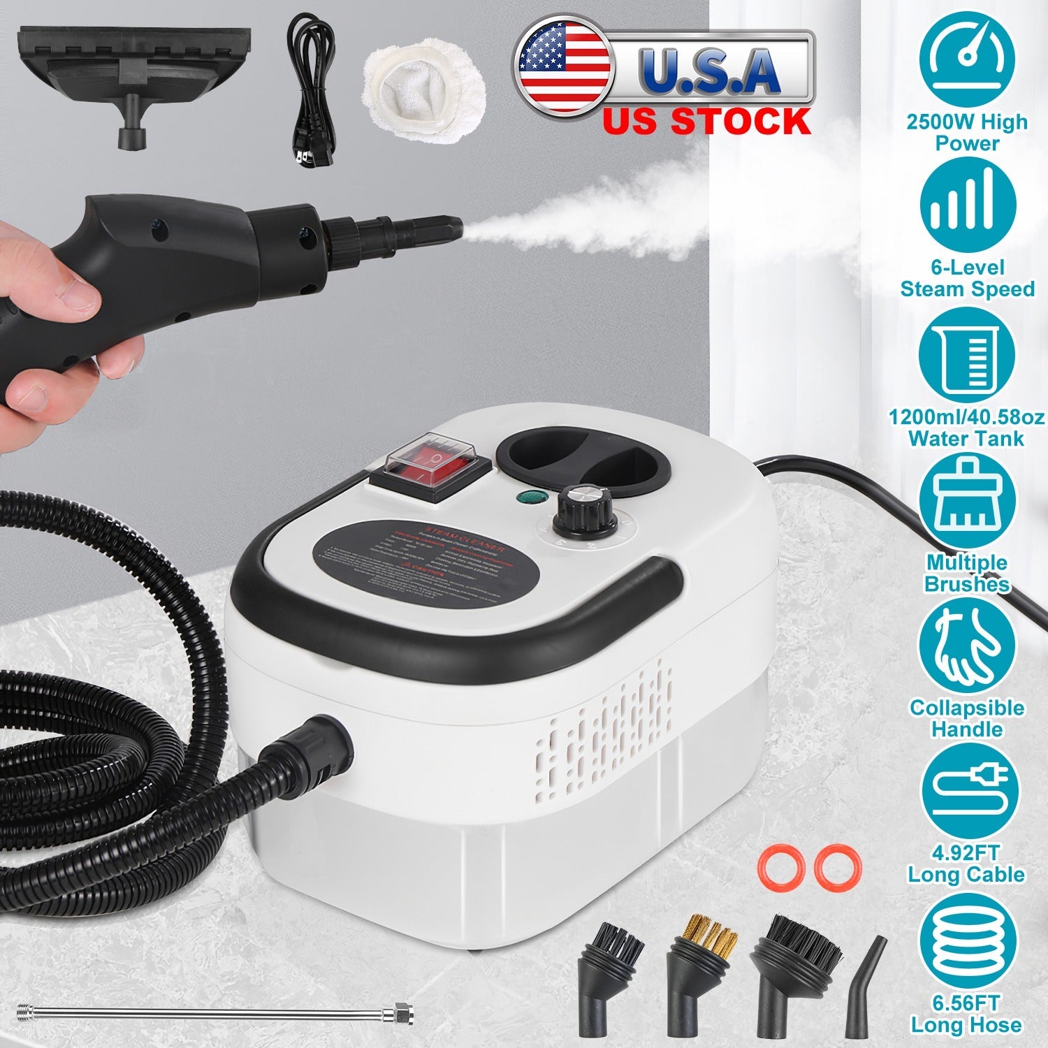 Handheld Steamer Cleaner for Home Cleaning