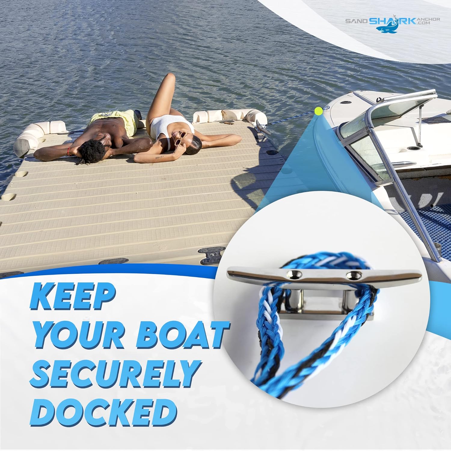 4-5.5 ft Bungee Dock Line