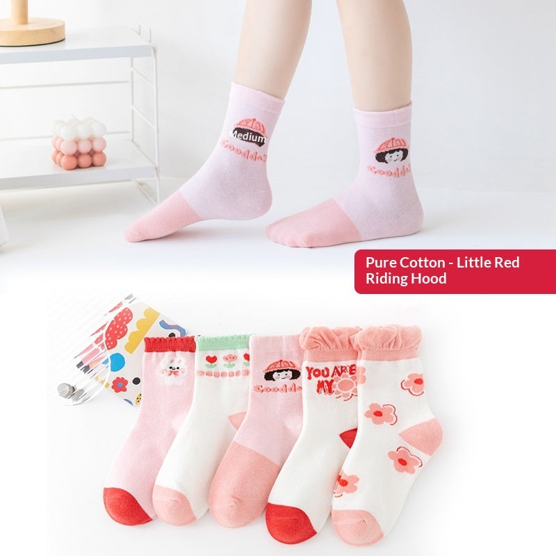 Winter Warm Boys And Girls Middle-aged Baby Socks