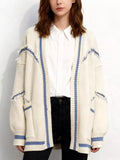 Frayed Hem Open Front Cardigan