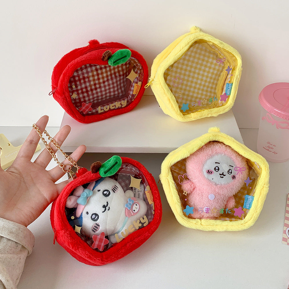 Cute Cartoon Plush Stroller Bag For Kids