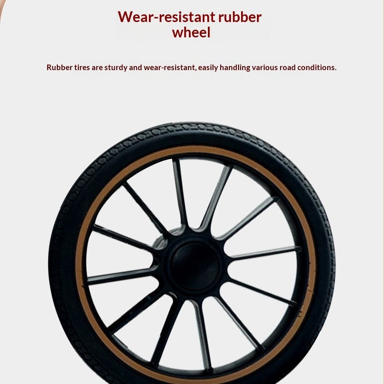 Detachable Foldable Shock-absorbing Lightweight And Portable Pet Stroller Suitable For Outdoor Use