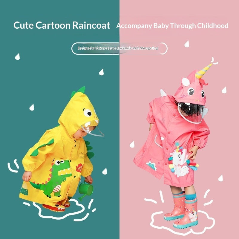 Baby And Childrens One-piece Raincoat
