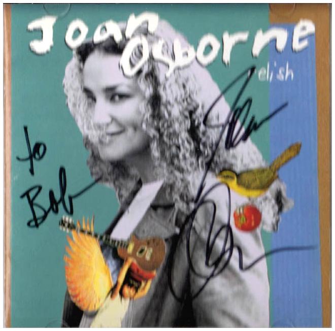 Joan Osborne Signed Autographed Relish CD