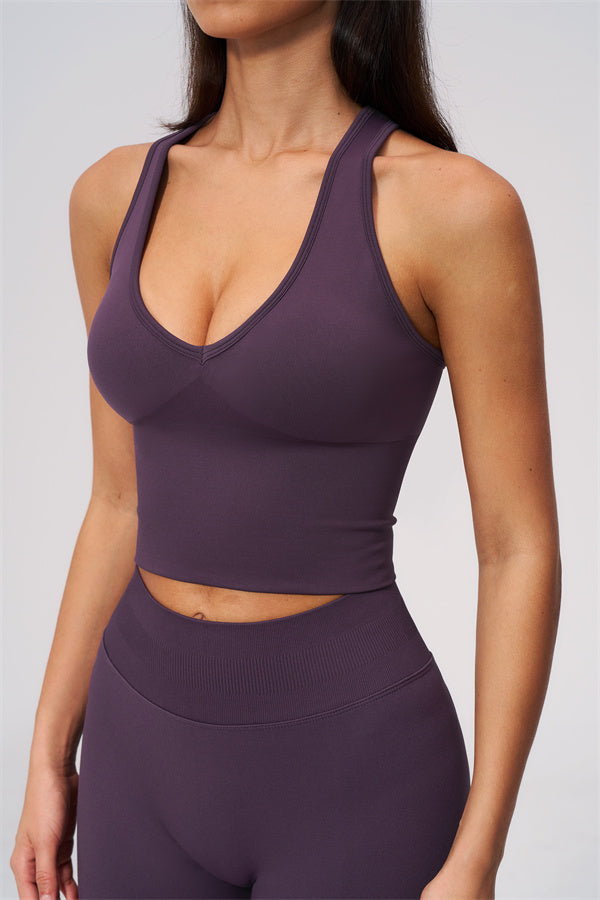 The Allure Crop Top Capri Leggings 2-Piece Set