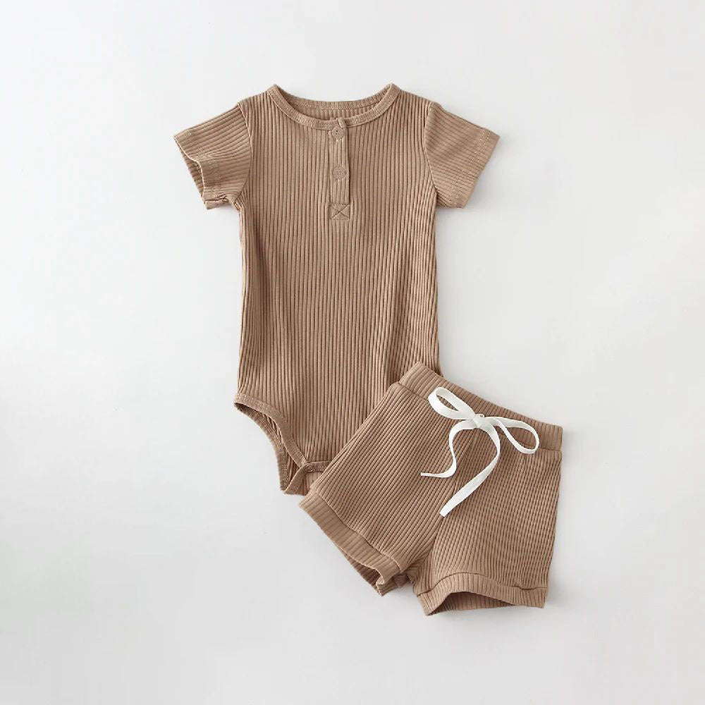 New Fashion Summer Round Neck Short Sleeves Blouse And Pants