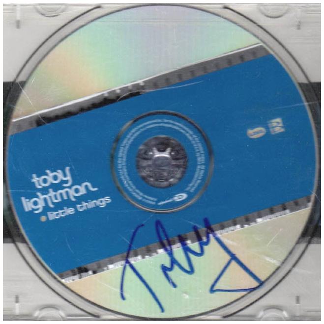 Toby Lightman Signed Autographed Little Things CD