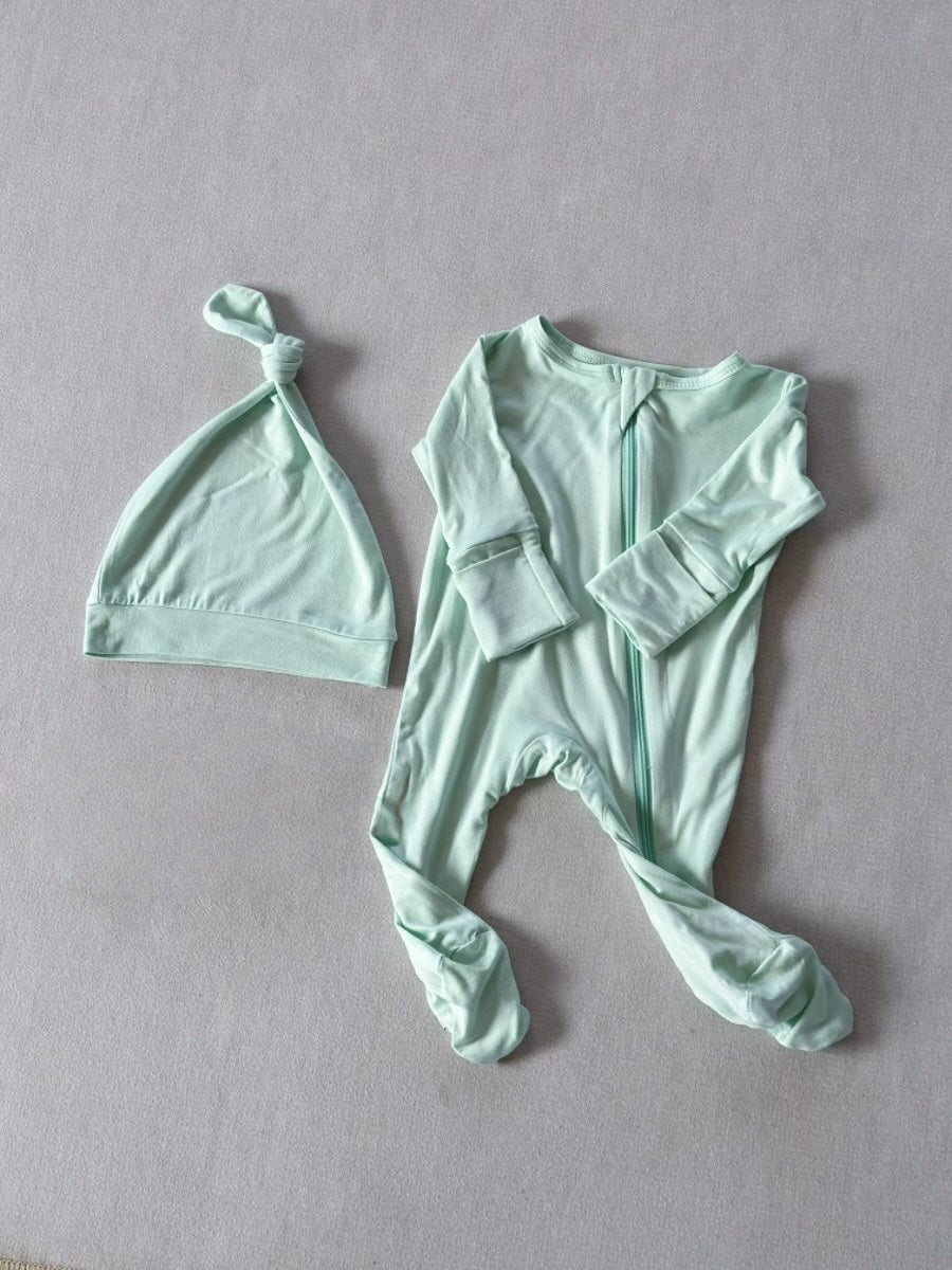 Baby Footed Zip-up Romper Onesie