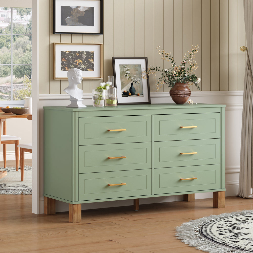 6-Drawer Double Dresser in