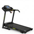 Foldable Treadmill With Incline For Home, Electric Running Machine With Speed Control, Pulse Monitor, 12 Training Programs - Black