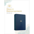 NLT Dayspring Hope & Encouragement Bible (Leatherlike, Navy Blue) - Imitation Leather