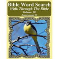 Bible Word Search Walk Through The Bible Volume 30: Deuteronomy #1 Extra Large Print - Paperback