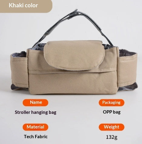 Stroller Hanging Bag Storage Pouch And Handy Shopping Bag For Strolling With Your Baby