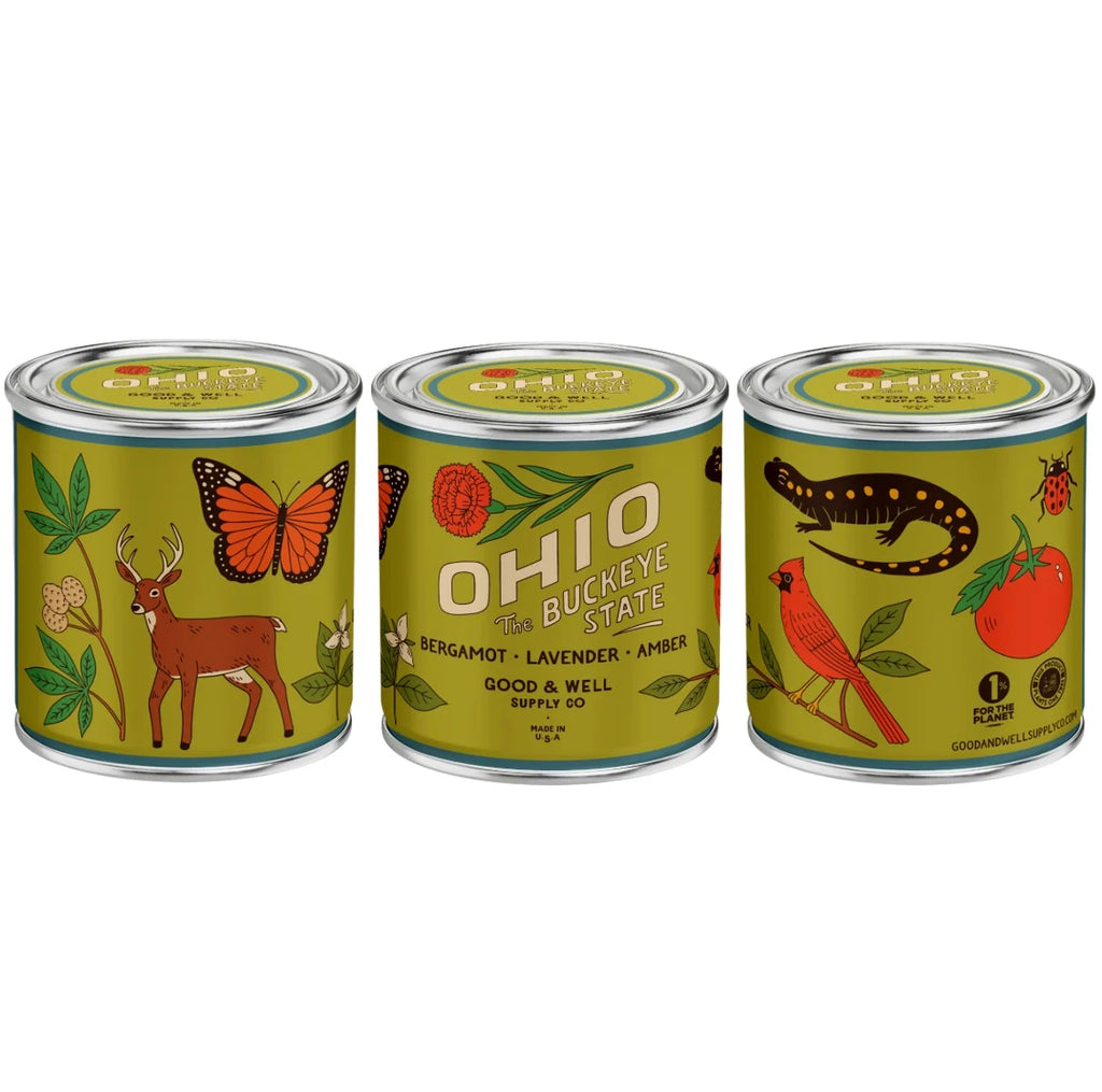 Ohio Buckeye State Candle | Good & Well Supply Co.