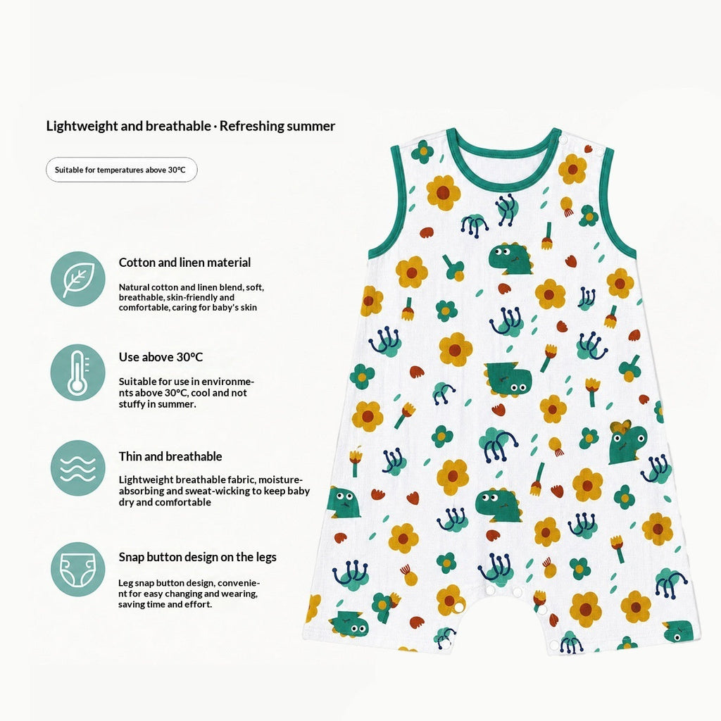 Dudu SpringSummer Lightweight Baby Gauze Sleeping Bag