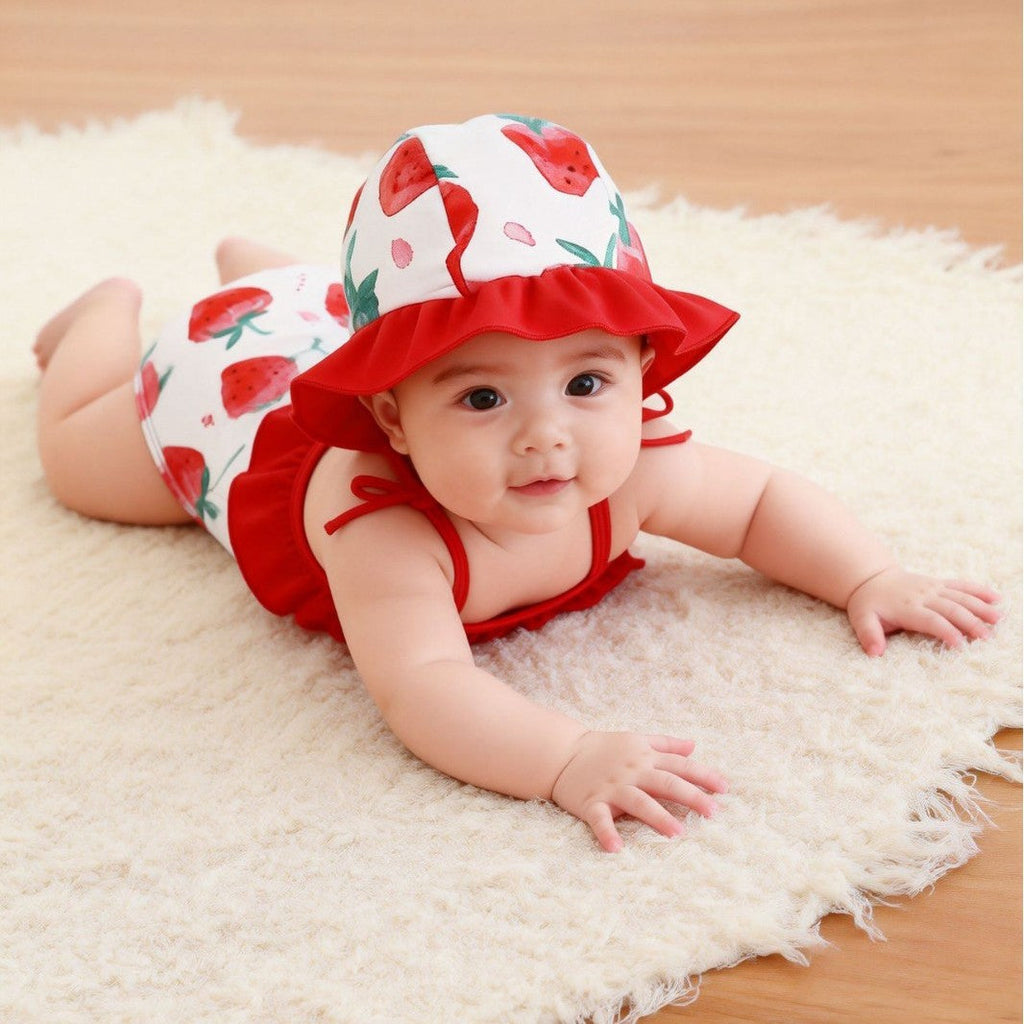 Cross-border Newborn Swimsuit One-piece With A Hood