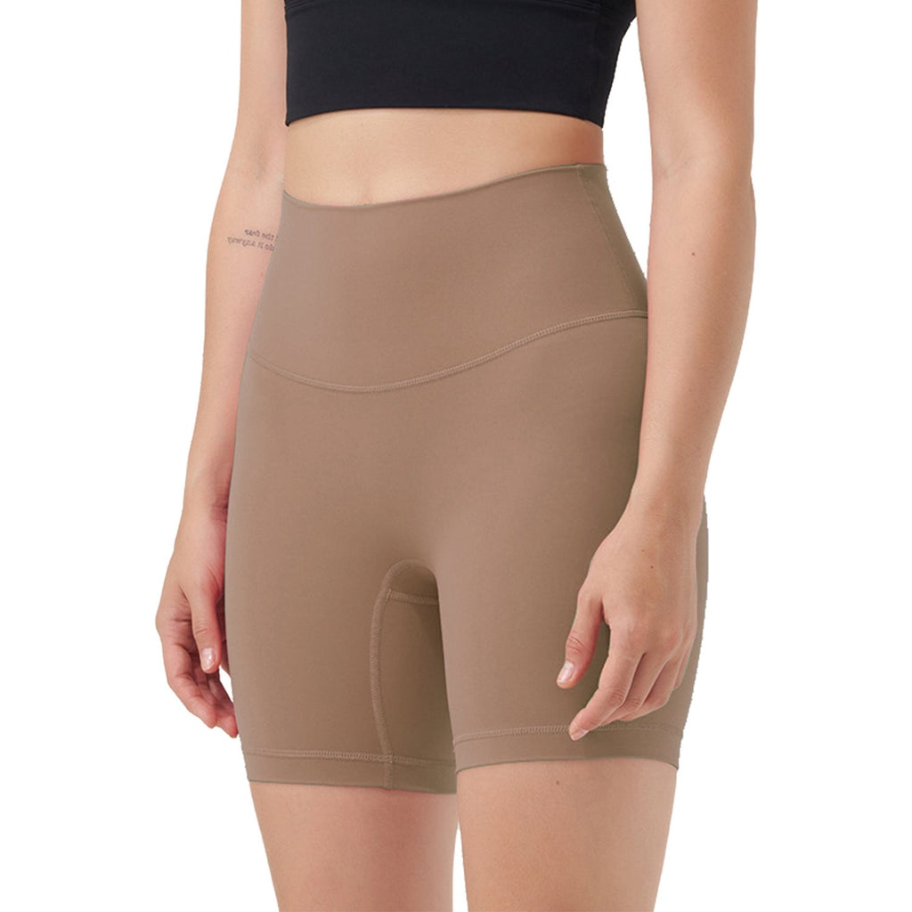 High-Waist Biker Shorts with Tummy Control for Workouts