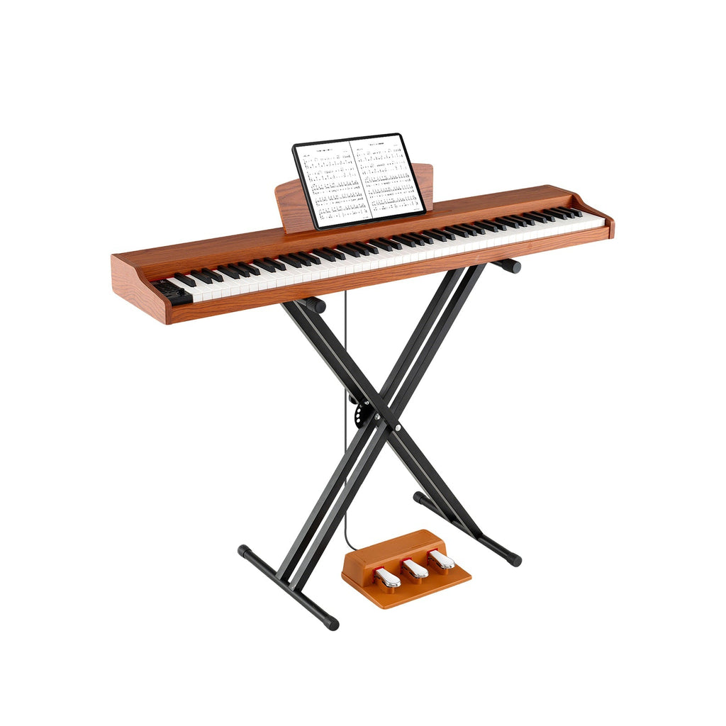 88-Key Keyboard Piano Set with Adjustable Stand
