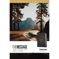 The Message Thinline, Large Print (Leather-Look, Desert Night Black) - Imitation Leather