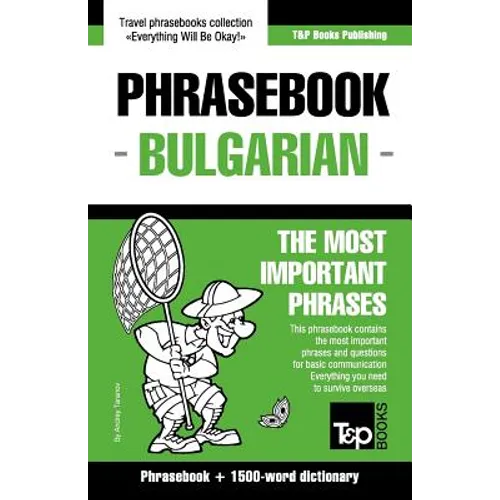 English-Bulgarian phrasebook and 1500-word dictionary - Paperback