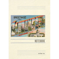 Vintage Lined Notebook Greetings from Sacramento, California - Paperback