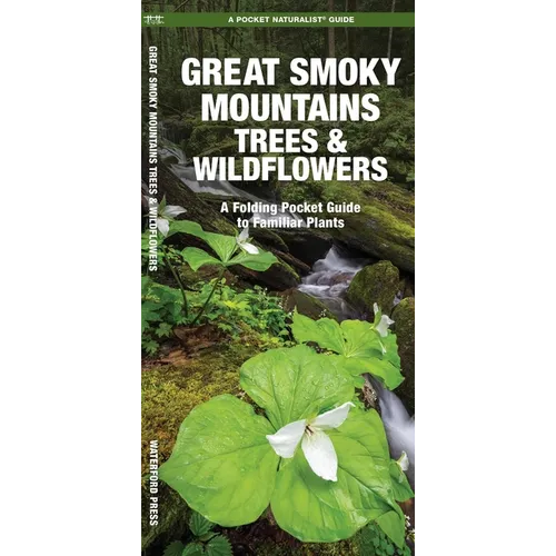 Great Smoky Mountains Trees & Wildflowers: A Folding Pocket Guide to Familiar Plants - Hardcover