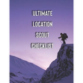 Ultimate Location Scout Checklist: Check everything you need for a professional film location scouting - Paperback