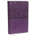 NKJV, Deluxe Gift Bible, Imitation Leather, Purple, Red Letter Edition - Imitation Leather
