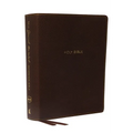 NKJV, Journal the Word Reference Bible, Imitation Leather, Brown, Red Letter Edition, Comfort Print: Let Scripture Explain Scripture. Reflect on What - Imitation Leather