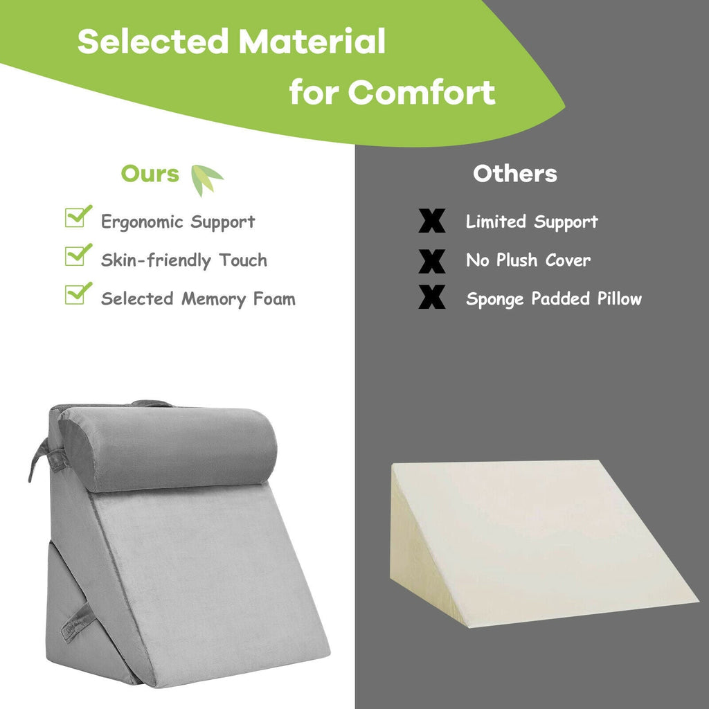 Adjustable Neck Back Support Memory Foam Headrest