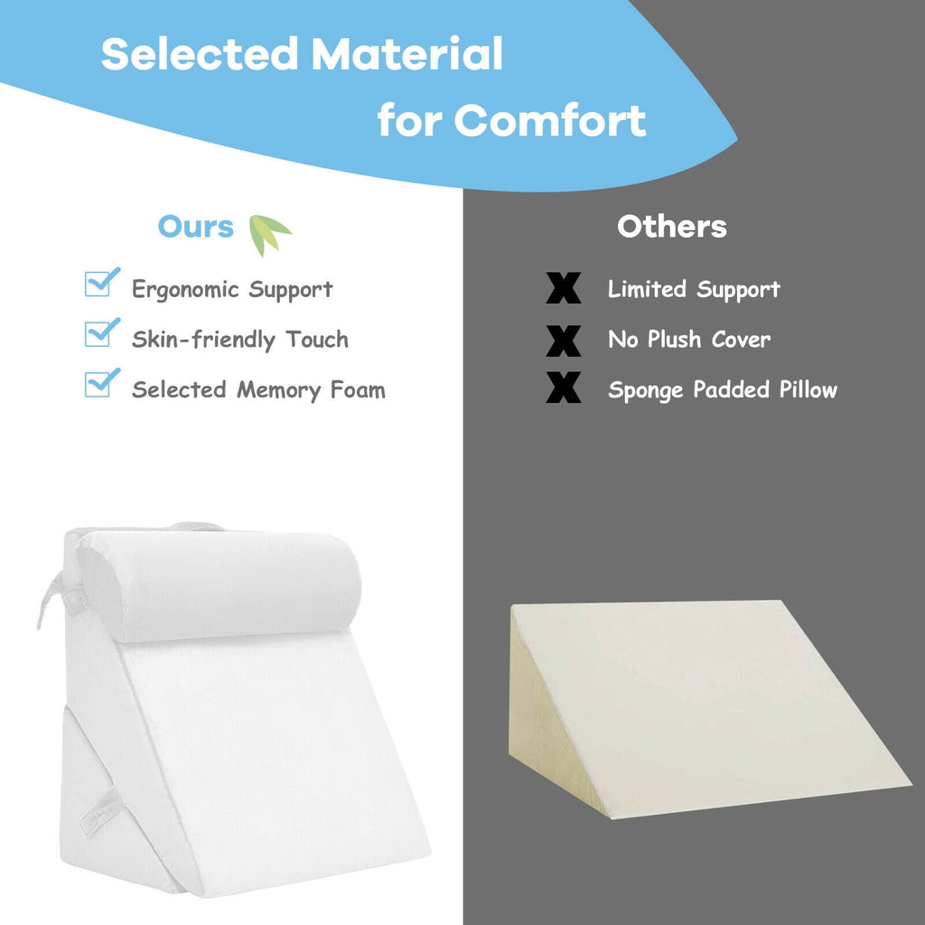 Adjustable Neck Back Support Memory Foam Headrest