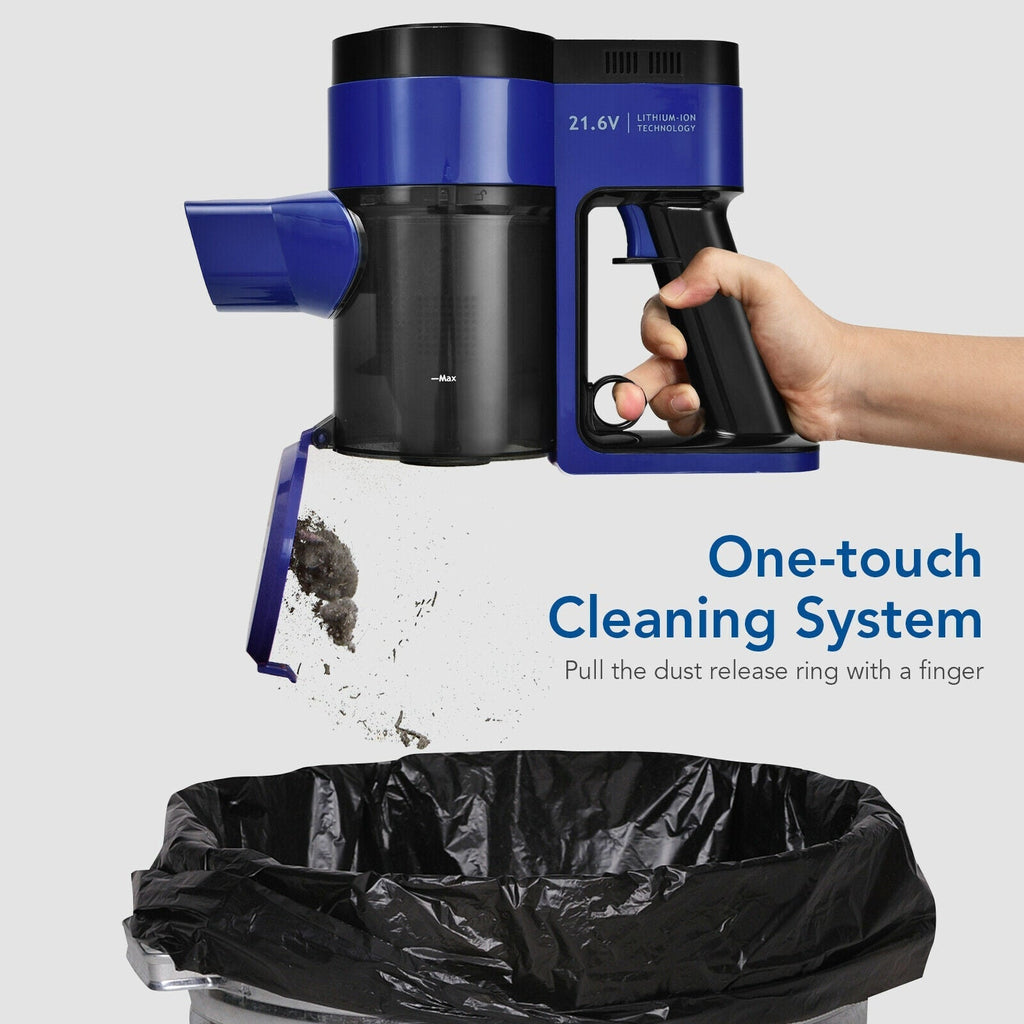 3-in-1 Handheld Cordless Stick Vacuum Cleaner with 6-cell Lithium Battery