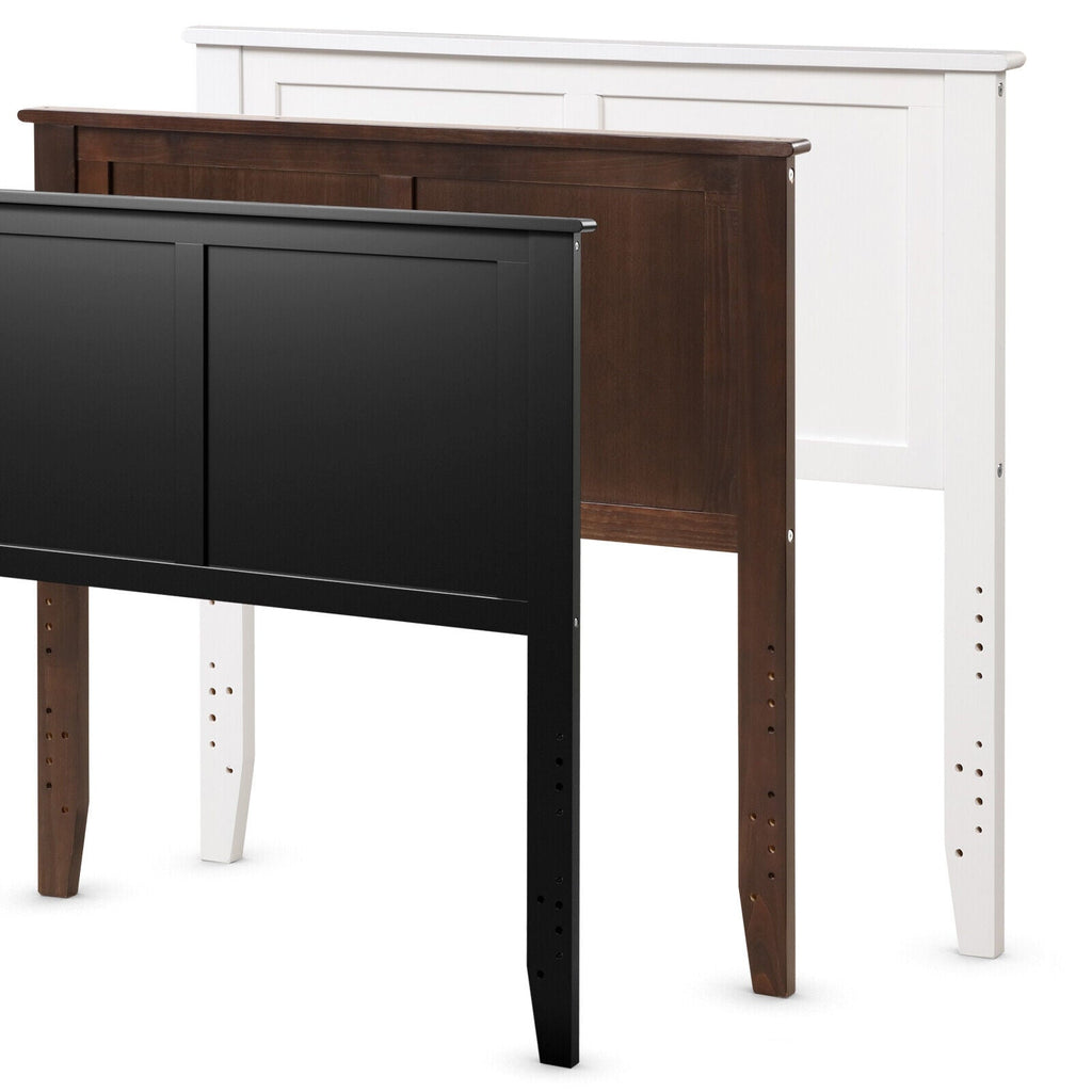 Solid Wood Flat Panel Headboard for Twin-size Bed