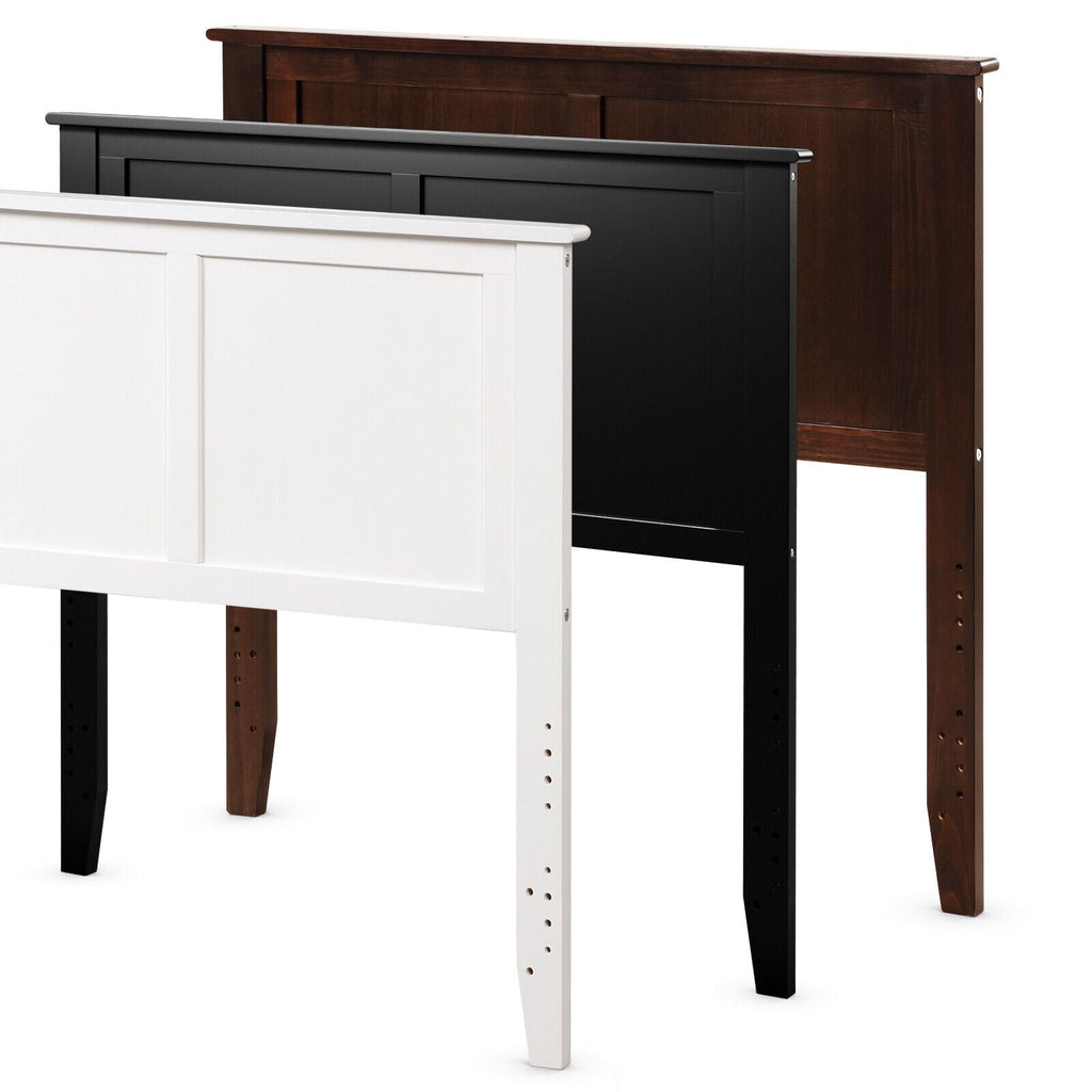 Solid Wood Flat Panel Headboard for Twin-size Bed