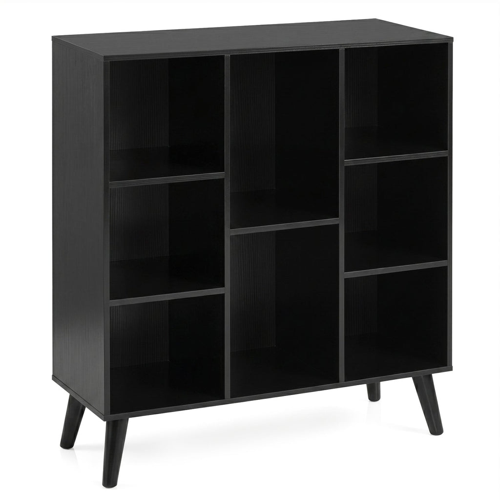 8-Cube Bookcase with Raised Support Legs