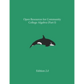 Open Resources for Community College Algebra (Part I) - Paperback