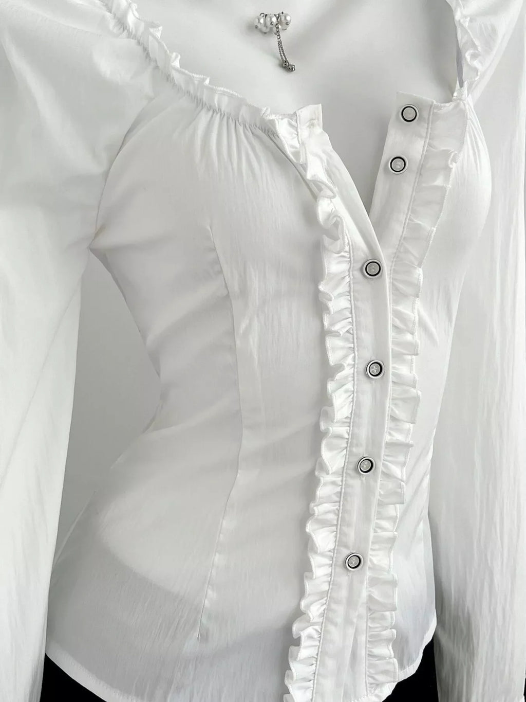 Frill Button Up Shirt