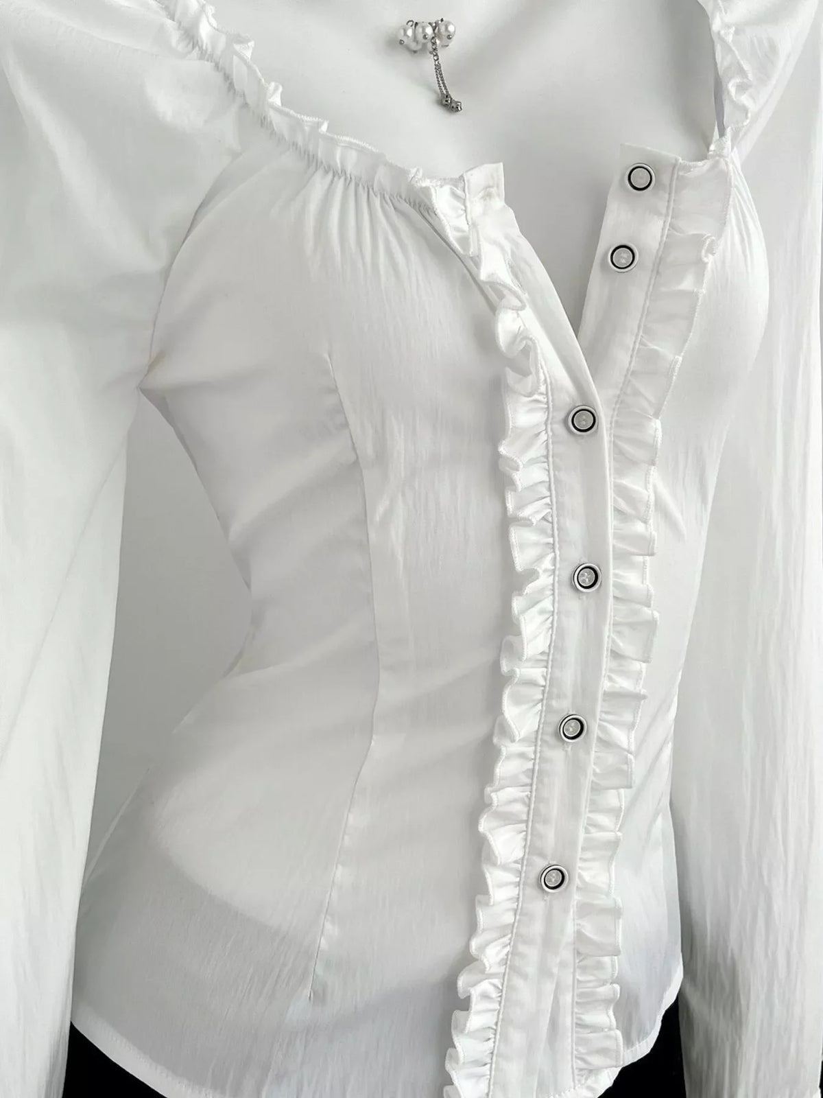 Frill Button Up Shirt