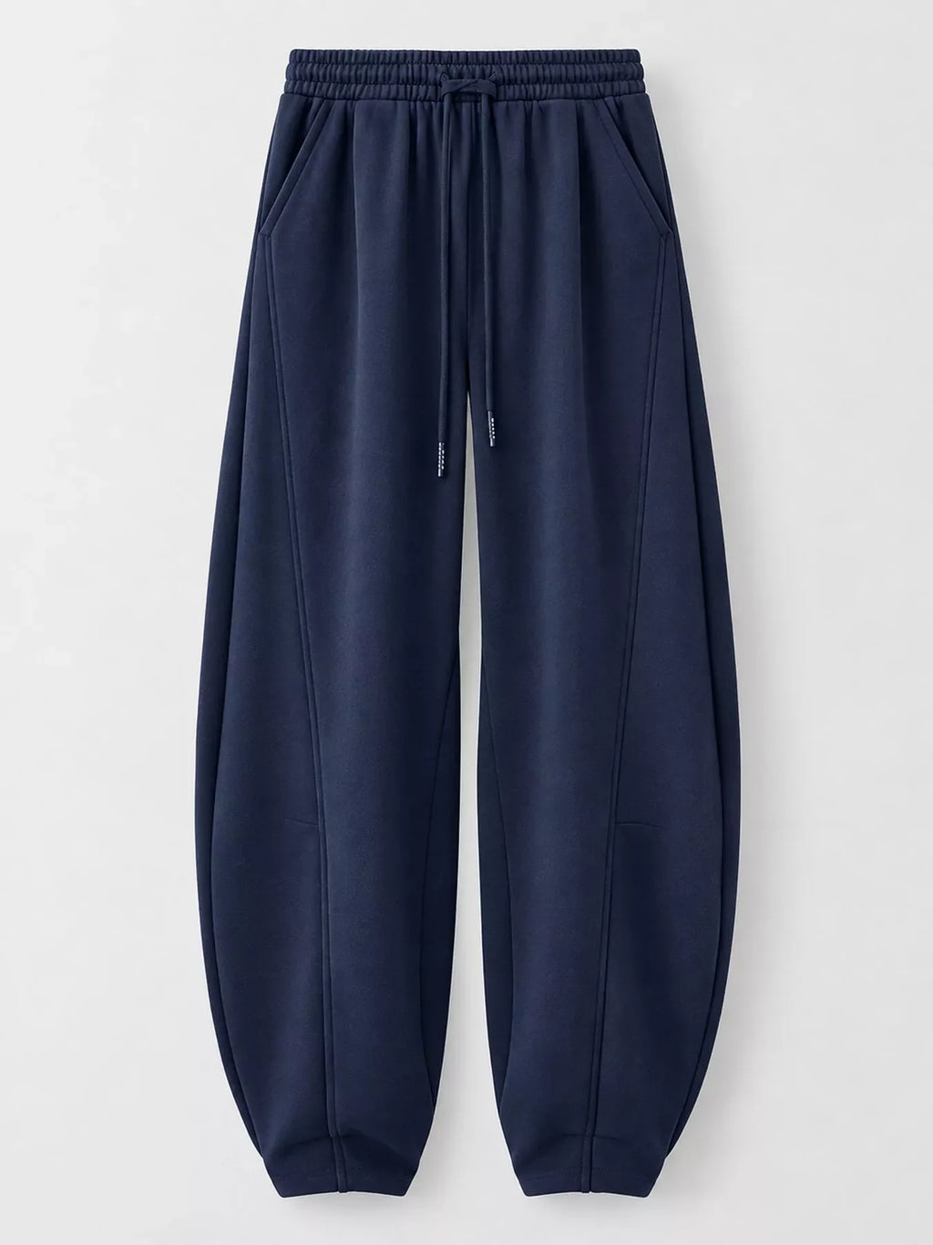 Full Size Drawstring Loose Fit Wide-Leg Sweatpants Plus Size