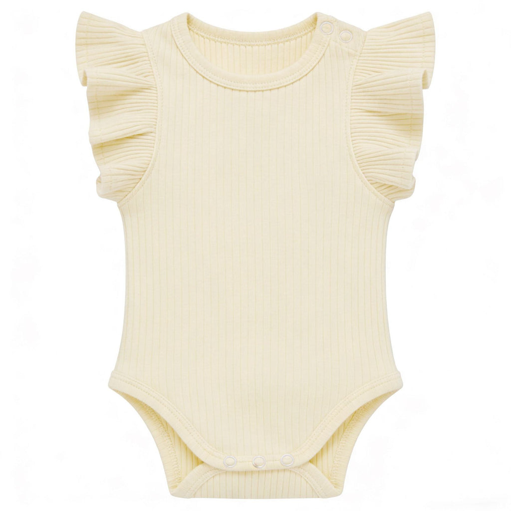 Baby Romper Knitted Ribbed Infant Onesie