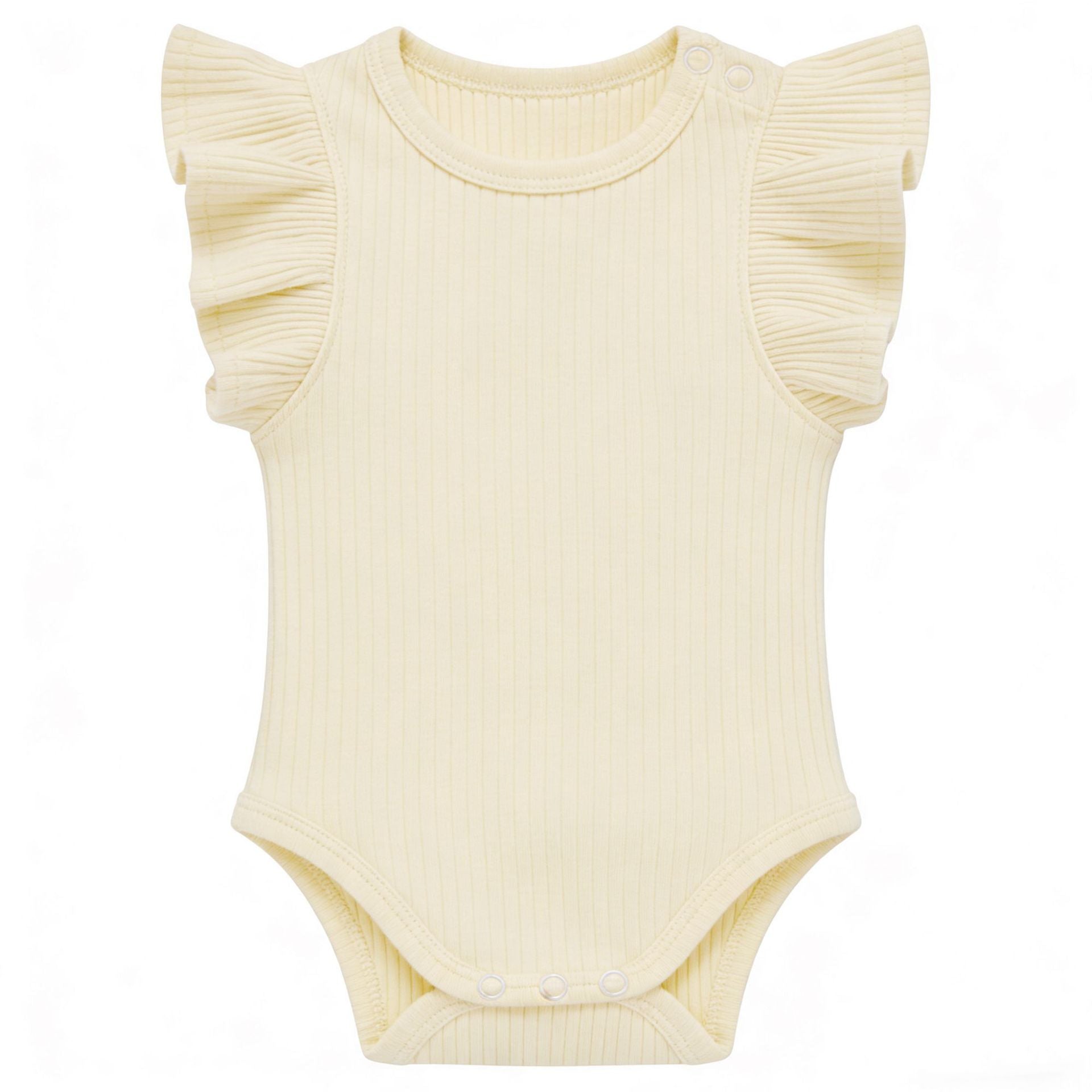 Baby Romper Knitted Ribbed Infant Onesie