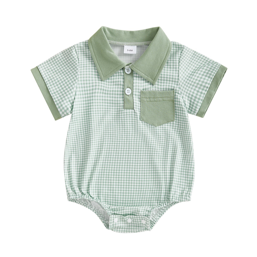 Plaid Short Sleeved Kazakhstan Children
