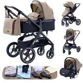 Landscape Stroller With A Reclining Feature And Foldable Design